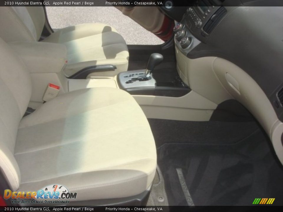 2010 Hyundai Elantra GLS Apple Red Pearl / Beige Photo #12