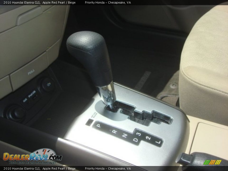 2010 Hyundai Elantra GLS Apple Red Pearl / Beige Photo #18