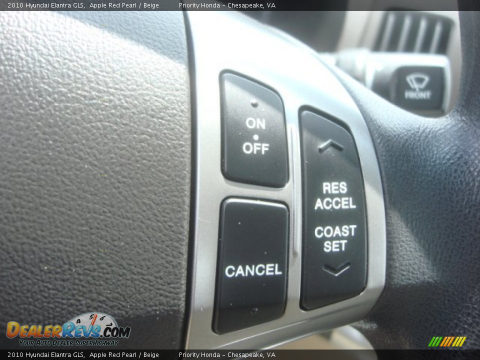 2010 Hyundai Elantra GLS Apple Red Pearl / Beige Photo #19