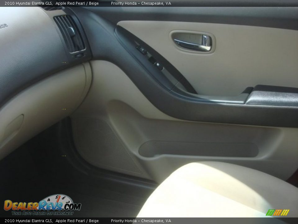 2010 Hyundai Elantra GLS Apple Red Pearl / Beige Photo #20