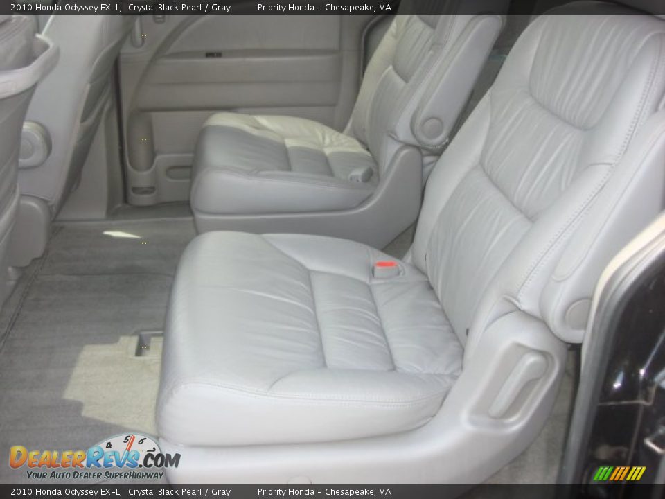 2010 Honda Odyssey EX-L Crystal Black Pearl / Gray Photo #9
