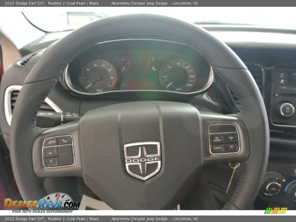2013 Dodge Dart SXT Redline 2-Coat Pearl / Black Photo #14