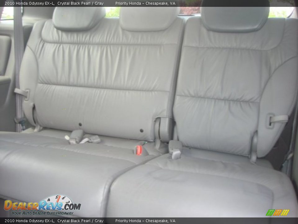 2010 Honda Odyssey EX-L Crystal Black Pearl / Gray Photo #10