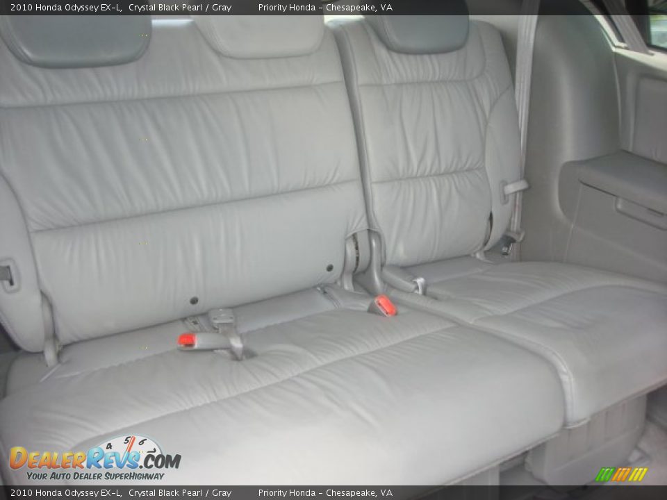 2010 Honda Odyssey EX-L Crystal Black Pearl / Gray Photo #13