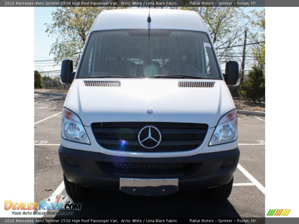 2013 Mercedes-Benz Sprinter 2500 High Roof Passenger Van Arctic White / Lima Black Fabric Photo #2