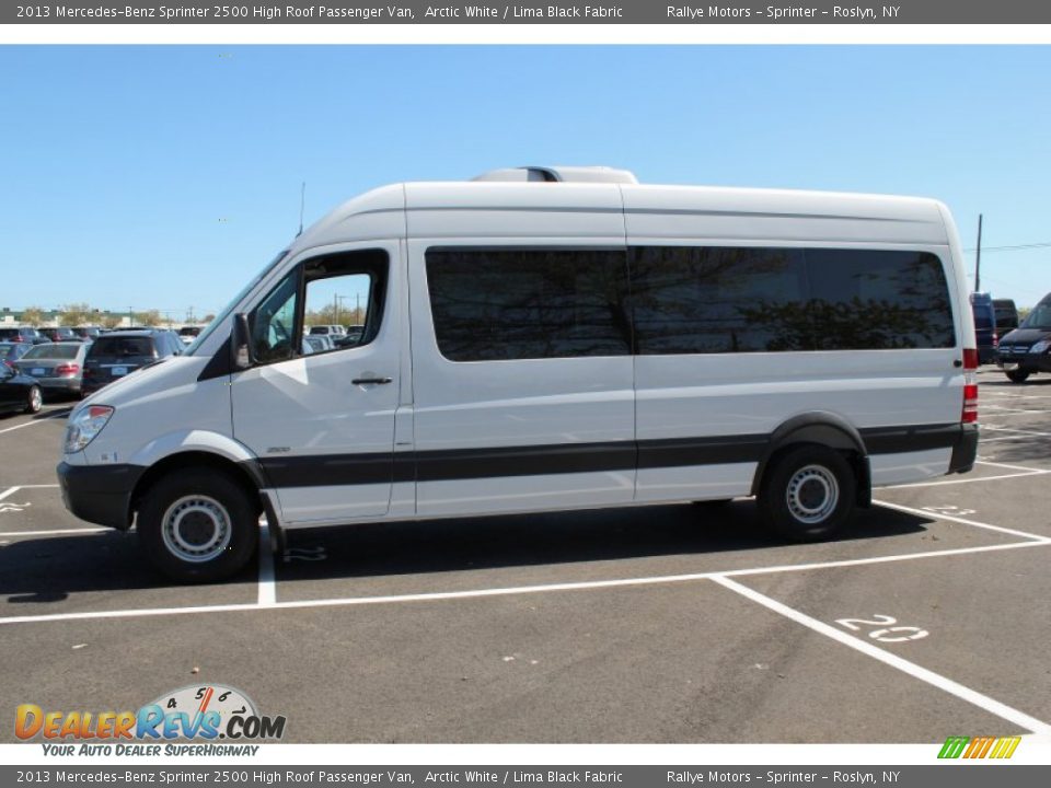 2013 Mercedes-Benz Sprinter 2500 High Roof Passenger Van Arctic White / Lima Black Fabric Photo #3