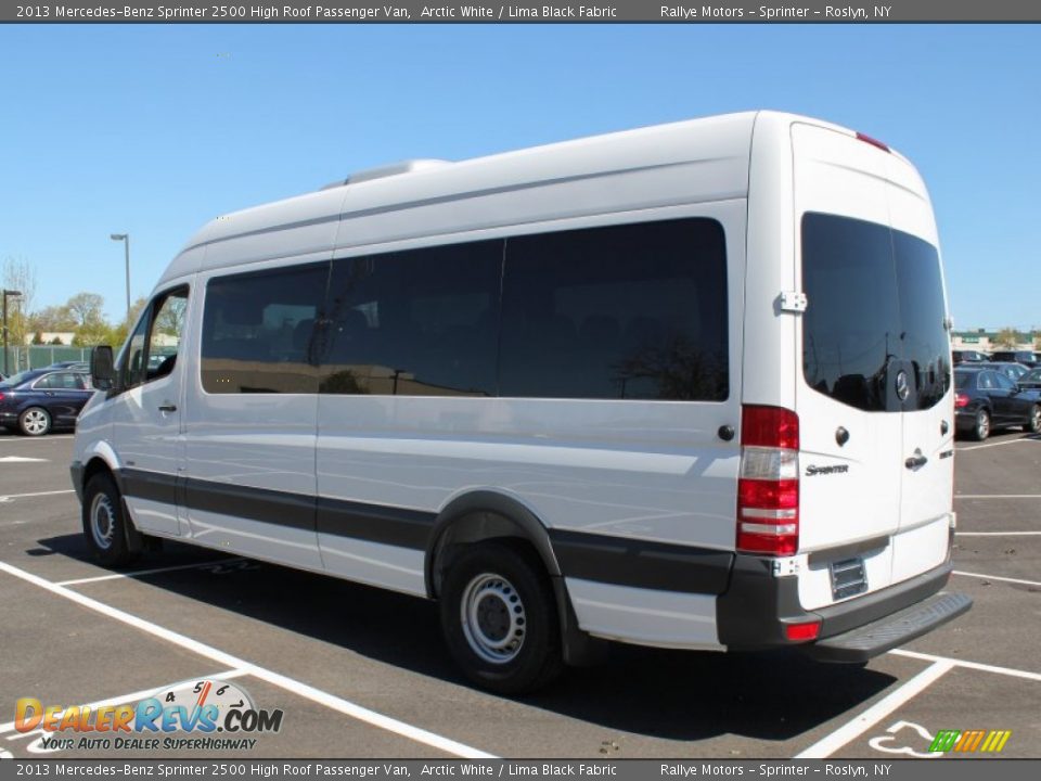 2013 Mercedes-Benz Sprinter 2500 High Roof Passenger Van Arctic White / Lima Black Fabric Photo #4