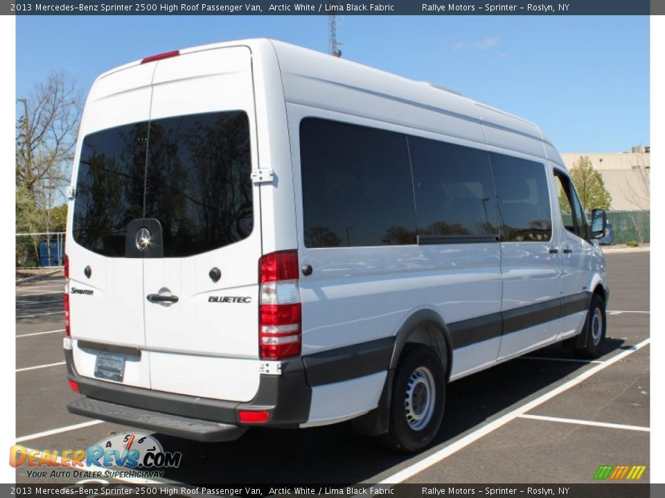 2013 Mercedes-Benz Sprinter 2500 High Roof Passenger Van Arctic White / Lima Black Fabric Photo #6