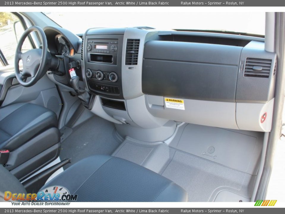 2013 Mercedes-Benz Sprinter 2500 High Roof Passenger Van Arctic White / Lima Black Fabric Photo #9