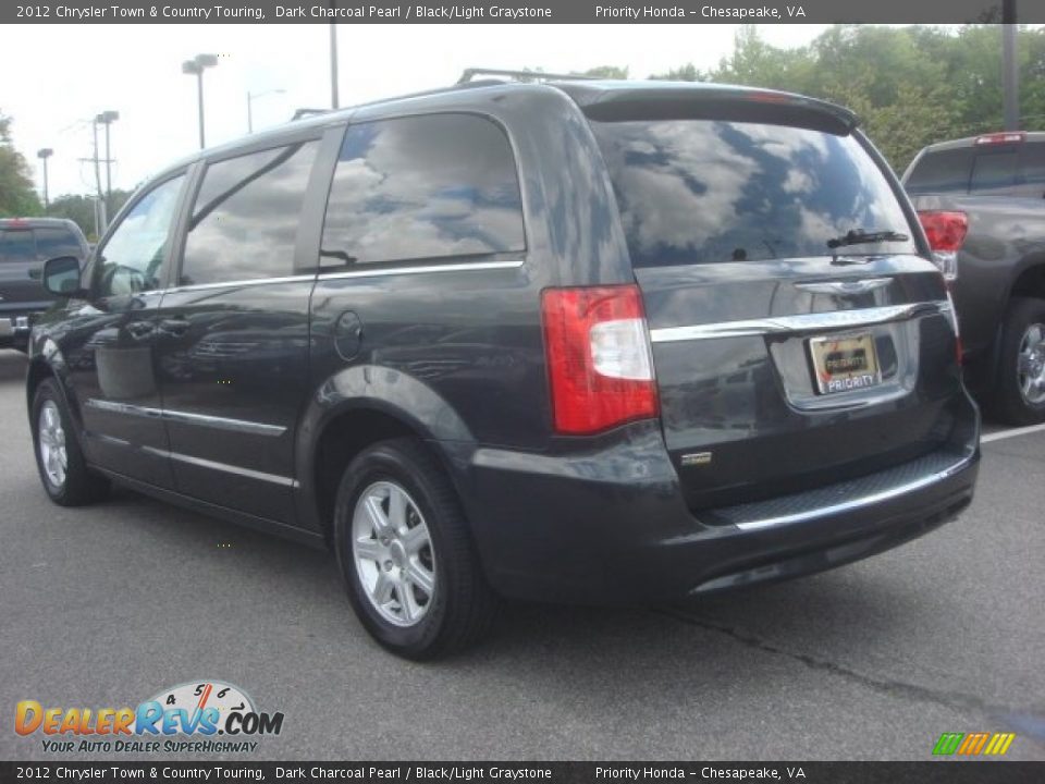 2012 Chrysler Town & Country Touring Dark Charcoal Pearl / Black/Light Graystone Photo #3