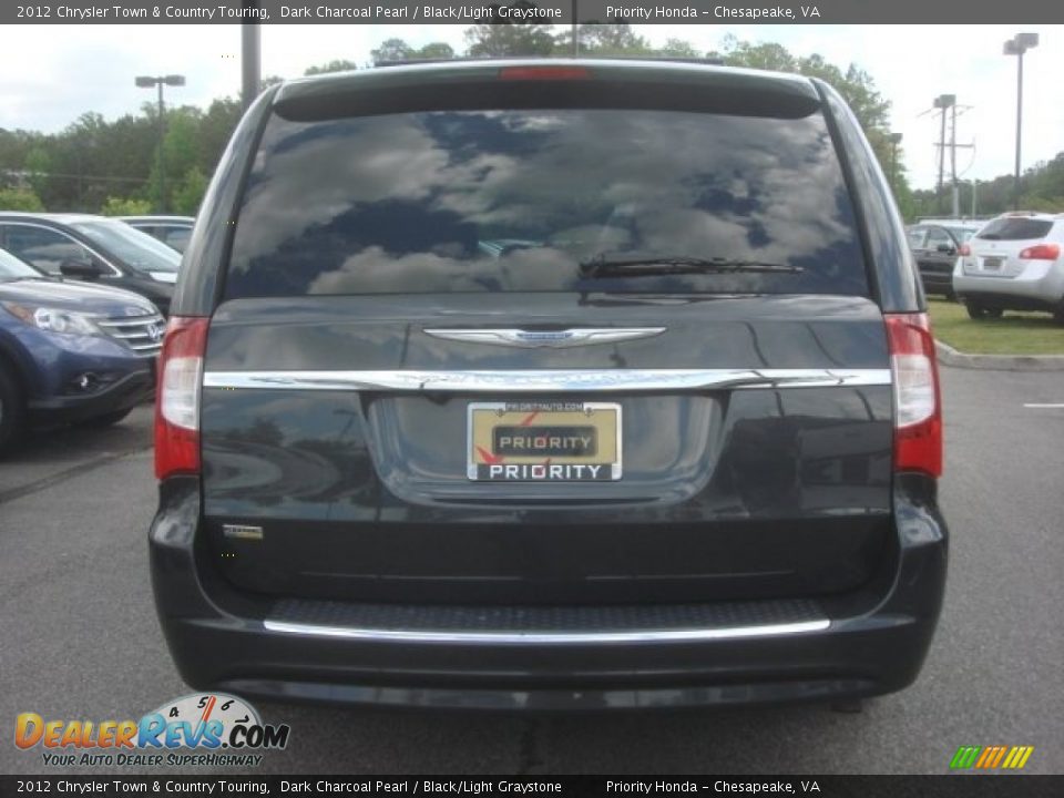 2012 Chrysler Town & Country Touring Dark Charcoal Pearl / Black/Light Graystone Photo #4