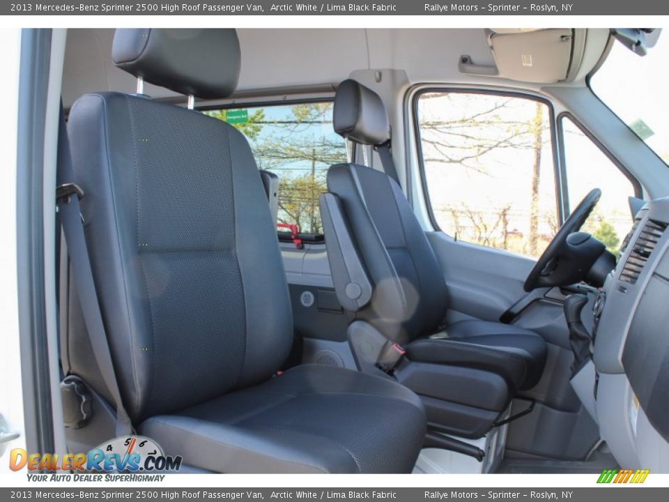 2013 Mercedes-Benz Sprinter 2500 High Roof Passenger Van Arctic White / Lima Black Fabric Photo #10