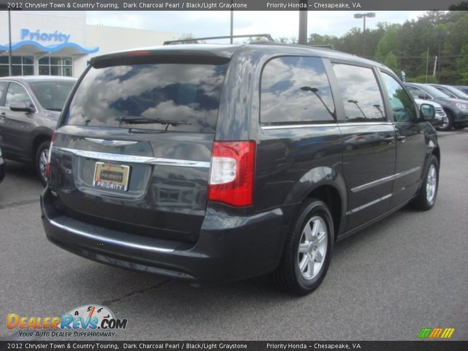 2012 Chrysler Town & Country Touring Dark Charcoal Pearl / Black/Light Graystone Photo #5