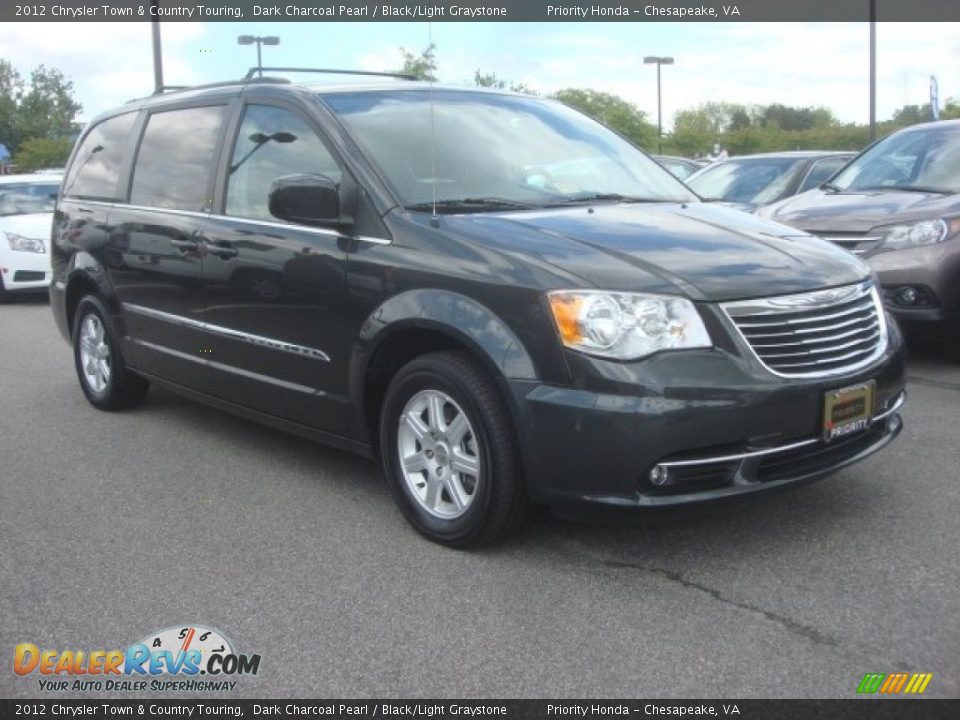 2012 Chrysler Town & Country Touring Dark Charcoal Pearl / Black/Light Graystone Photo #6