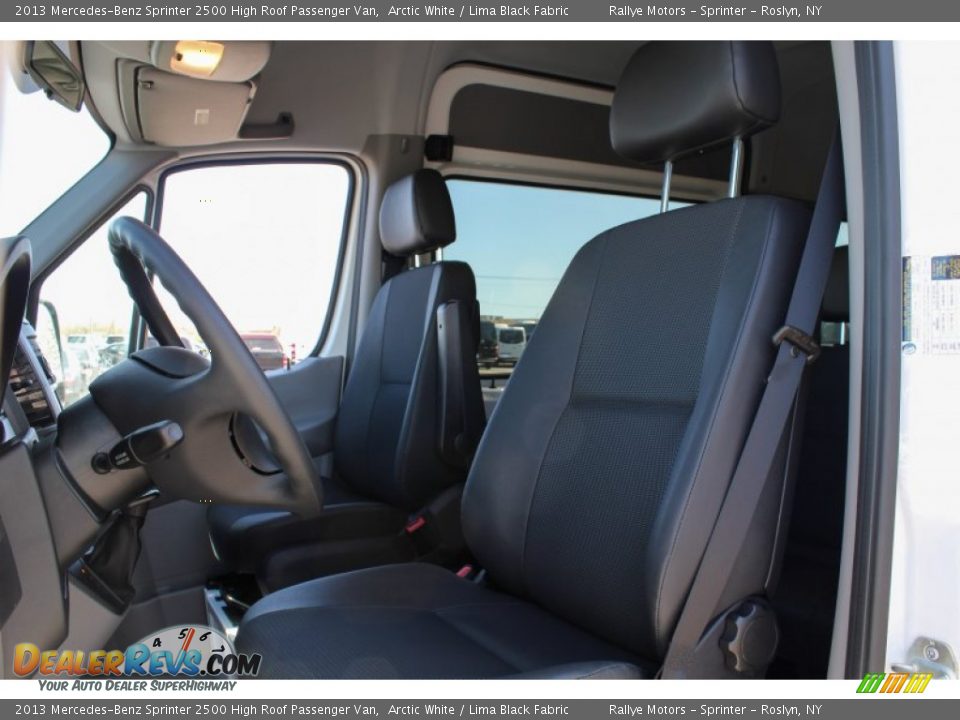 2013 Mercedes-Benz Sprinter 2500 High Roof Passenger Van Arctic White / Lima Black Fabric Photo #12