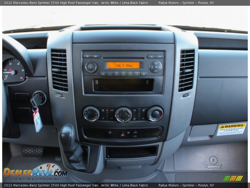 2013 Mercedes-Benz Sprinter 2500 High Roof Passenger Van Arctic White / Lima Black Fabric Photo #13