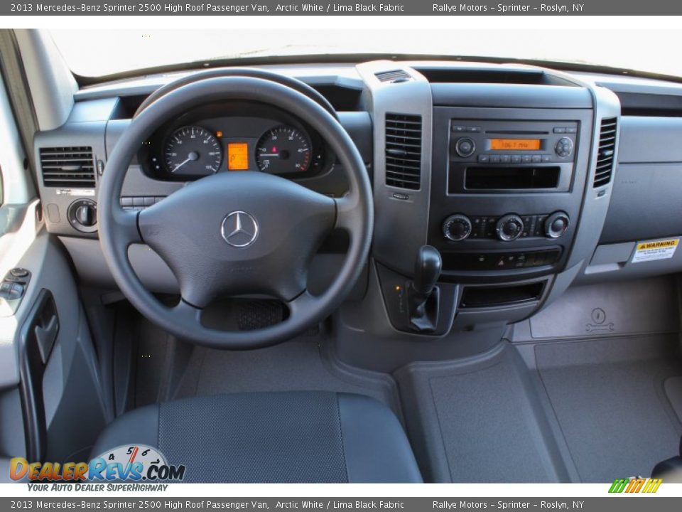 2013 Mercedes-Benz Sprinter 2500 High Roof Passenger Van Arctic White / Lima Black Fabric Photo #14