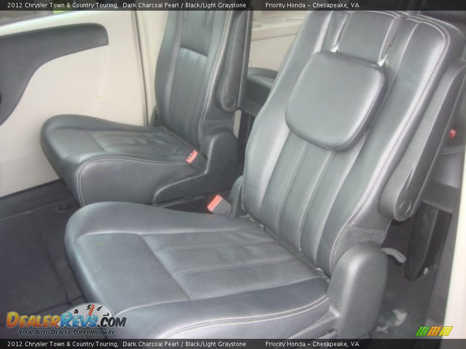 2012 Chrysler Town & Country Touring Dark Charcoal Pearl / Black/Light Graystone Photo #9