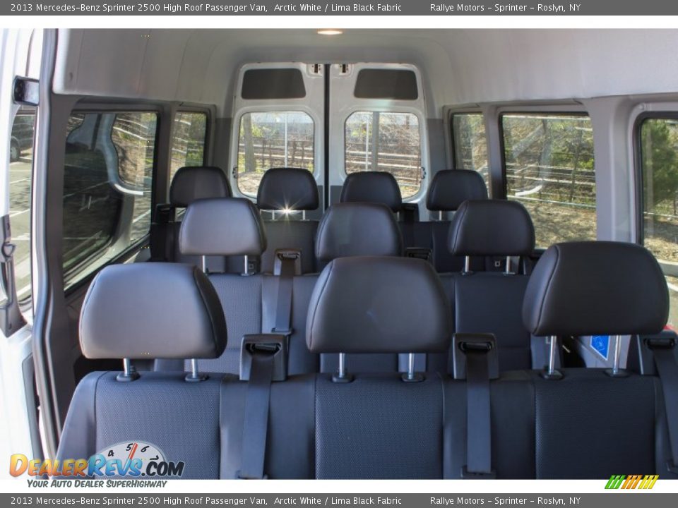 2013 Mercedes-Benz Sprinter 2500 High Roof Passenger Van Arctic White / Lima Black Fabric Photo #16