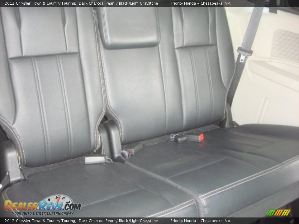 2012 Chrysler Town & Country Touring Dark Charcoal Pearl / Black/Light Graystone Photo #13