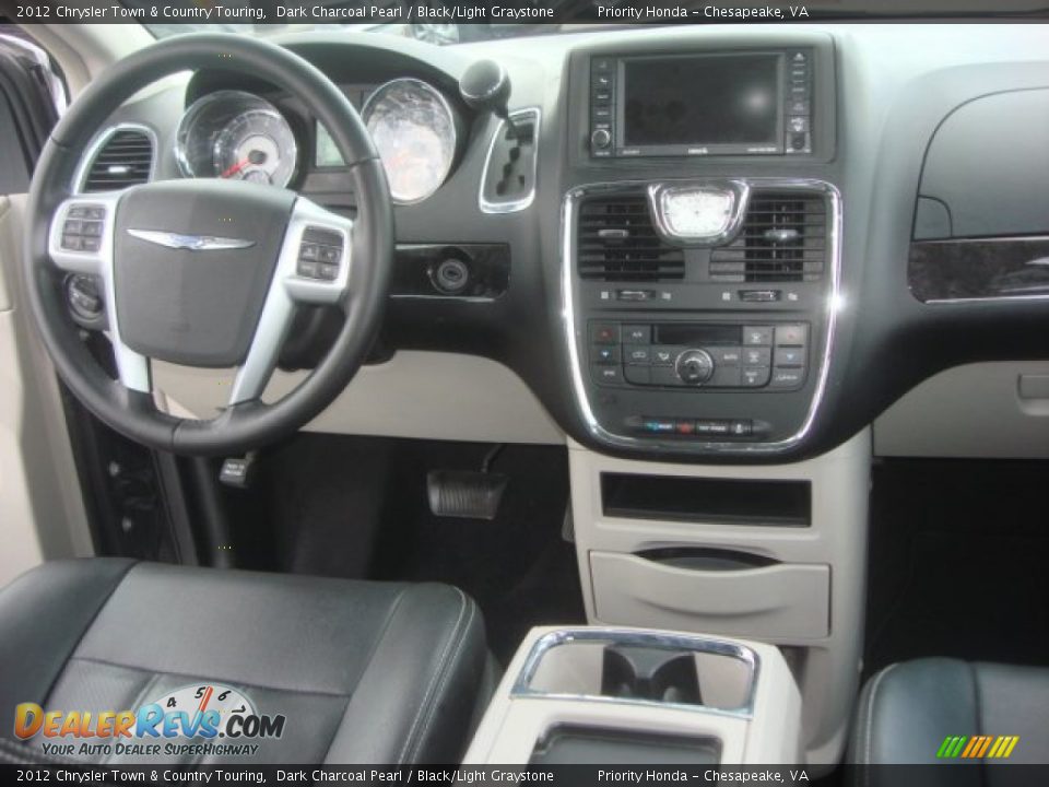 2012 Chrysler Town & Country Touring Dark Charcoal Pearl / Black/Light Graystone Photo #14