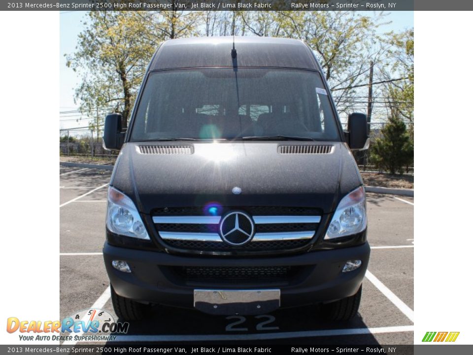 2013 Mercedes-Benz Sprinter 2500 High Roof Passenger Van Jet Black / Lima Black Fabric Photo #2