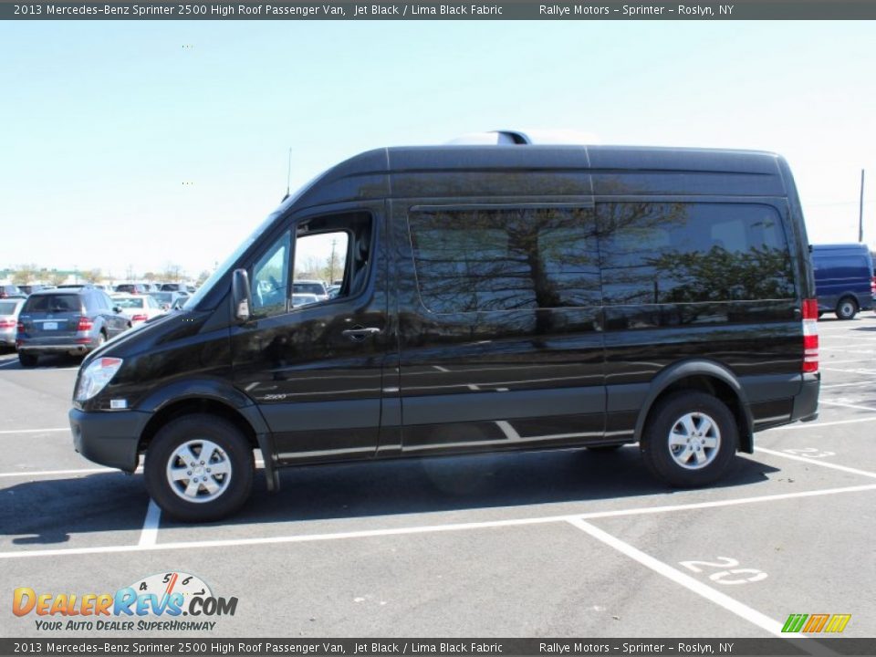 2013 Mercedes-Benz Sprinter 2500 High Roof Passenger Van Jet Black / Lima Black Fabric Photo #3