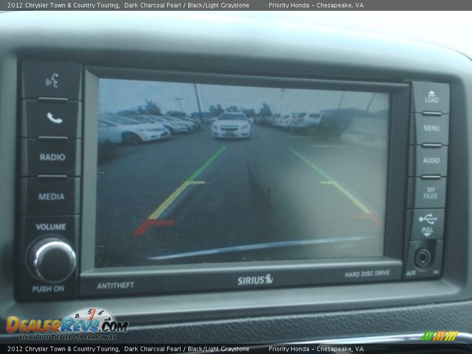 2012 Chrysler Town & Country Touring Dark Charcoal Pearl / Black/Light Graystone Photo #19
