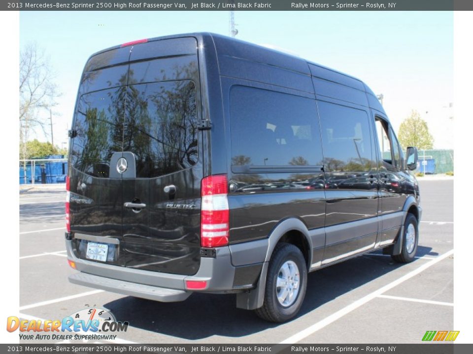 2013 Mercedes-Benz Sprinter 2500 High Roof Passenger Van Jet Black / Lima Black Fabric Photo #6