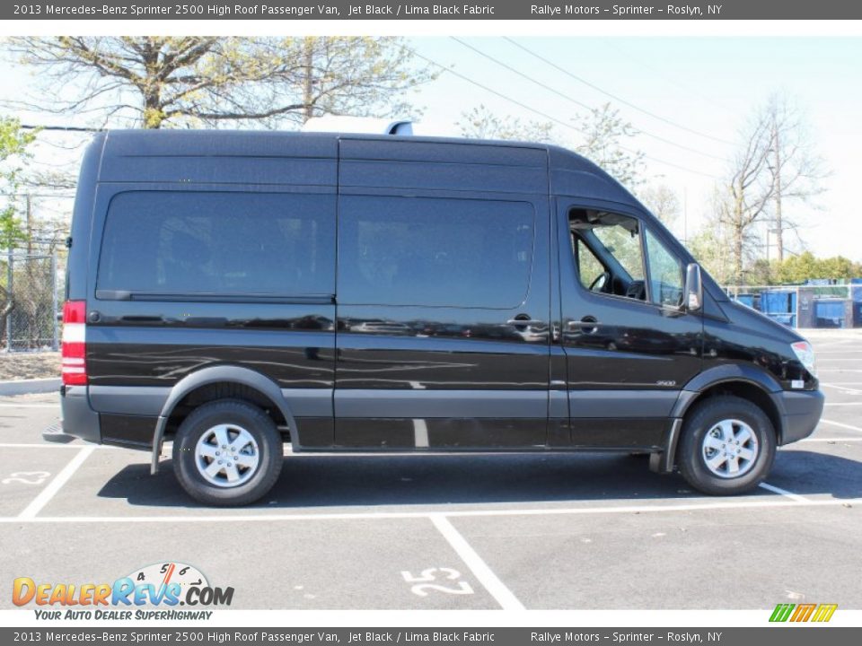 2013 Mercedes-Benz Sprinter 2500 High Roof Passenger Van Jet Black / Lima Black Fabric Photo #7