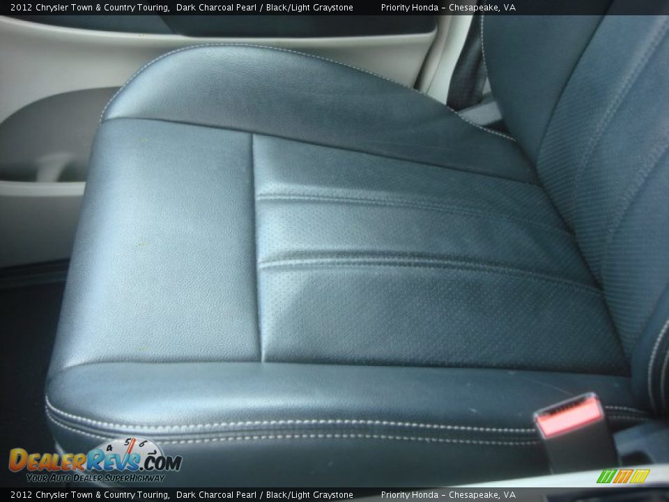 2012 Chrysler Town & Country Touring Dark Charcoal Pearl / Black/Light Graystone Photo #25