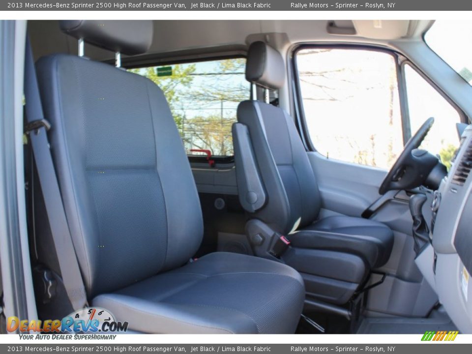 2013 Mercedes-Benz Sprinter 2500 High Roof Passenger Van Jet Black / Lima Black Fabric Photo #10