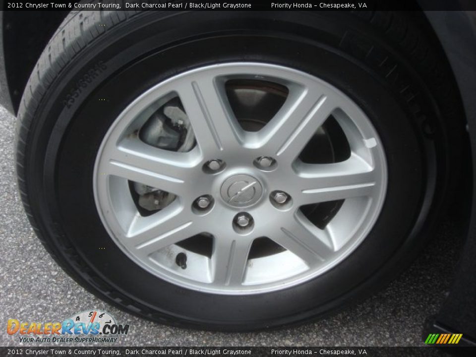 2012 Chrysler Town & Country Touring Dark Charcoal Pearl / Black/Light Graystone Photo #26