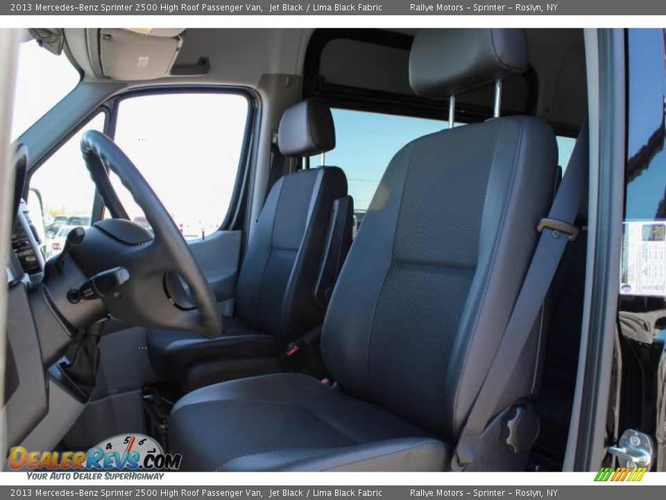 2013 Mercedes-Benz Sprinter 2500 High Roof Passenger Van Jet Black / Lima Black Fabric Photo #12