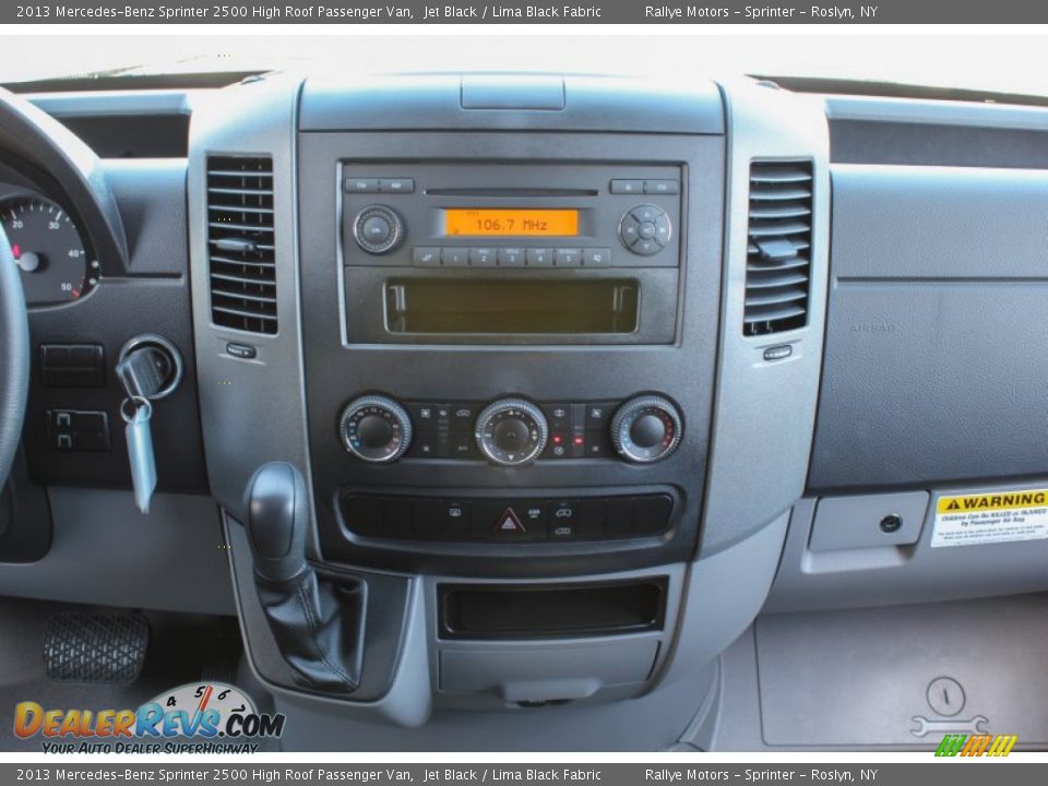 2013 Mercedes-Benz Sprinter 2500 High Roof Passenger Van Jet Black / Lima Black Fabric Photo #13