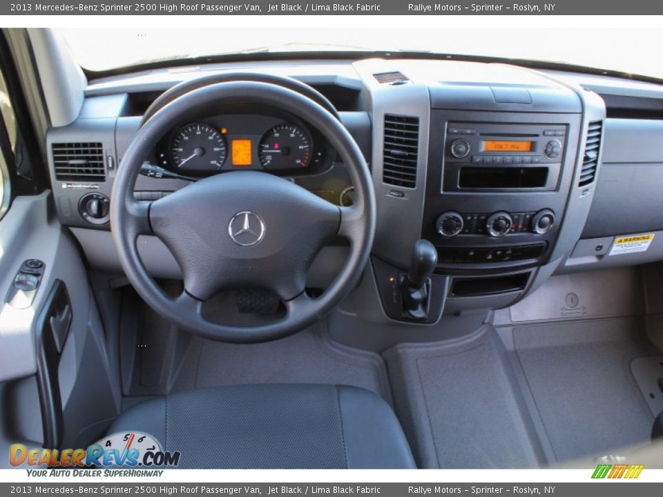 2013 Mercedes-Benz Sprinter 2500 High Roof Passenger Van Jet Black / Lima Black Fabric Photo #14
