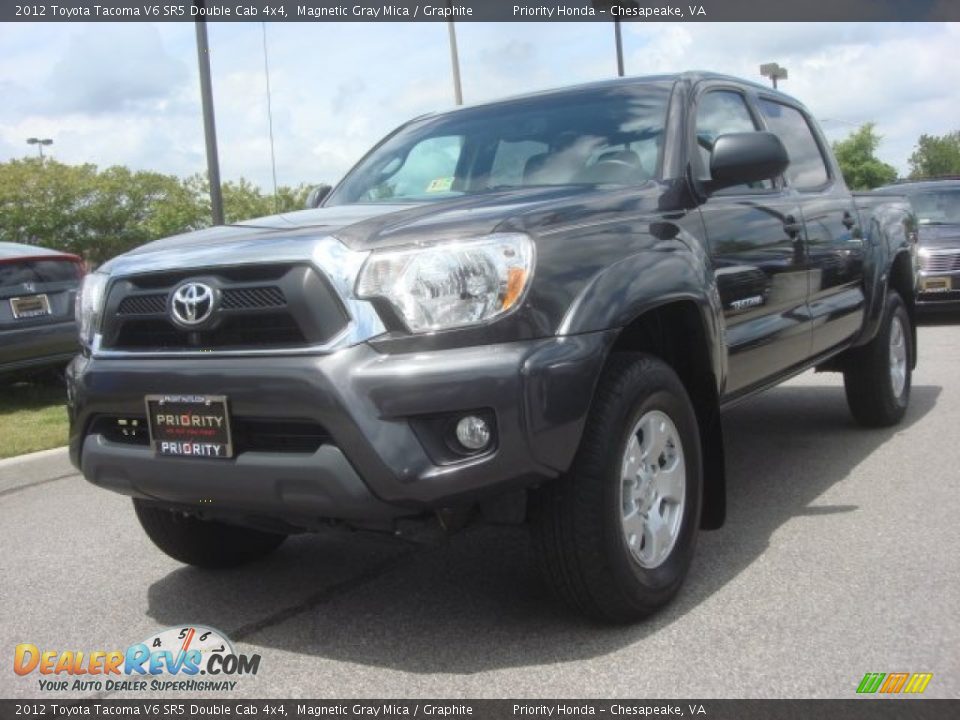 2012 Toyota Tacoma V6 SR5 Double Cab 4x4 Magnetic Gray Mica / Graphite Photo #1