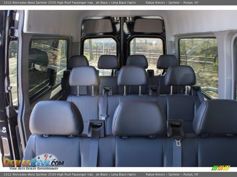 2013 Mercedes-Benz Sprinter 2500 High Roof Passenger Van Jet Black / Lima Black Fabric Photo #16