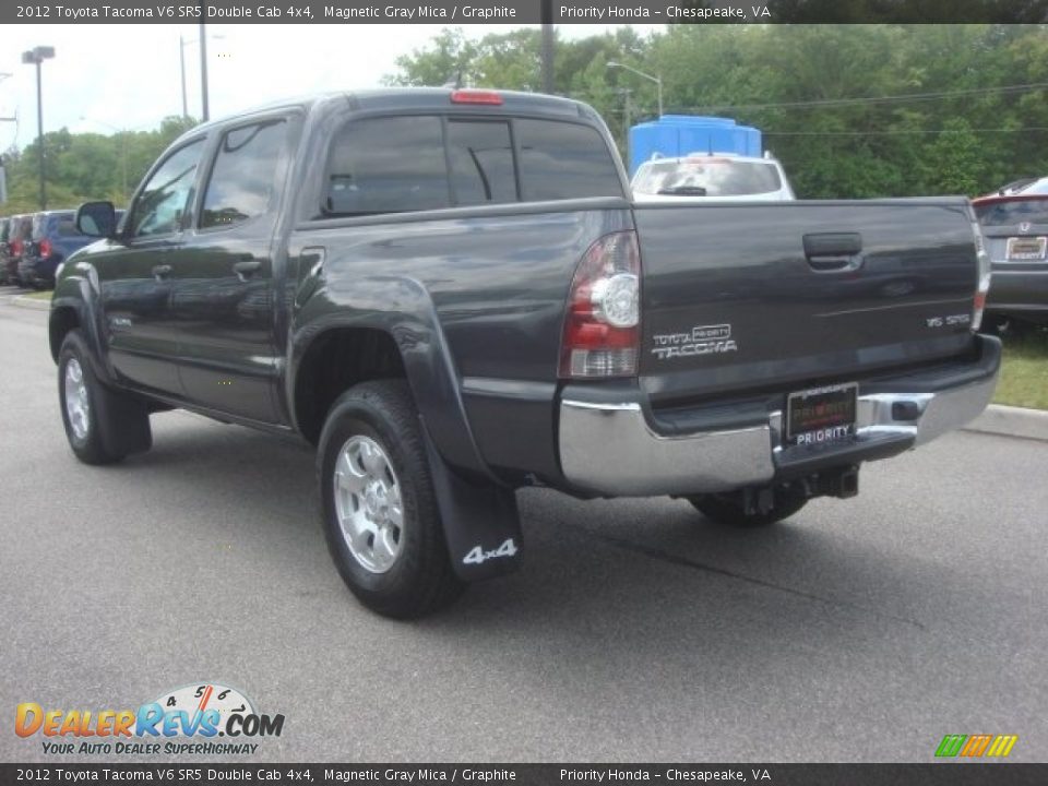 2012 Toyota Tacoma V6 SR5 Double Cab 4x4 Magnetic Gray Mica / Graphite Photo #3
