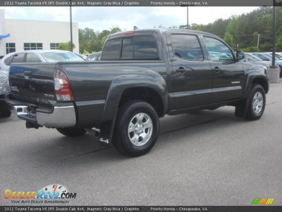 2012 Toyota Tacoma V6 SR5 Double Cab 4x4 Magnetic Gray Mica / Graphite Photo #4
