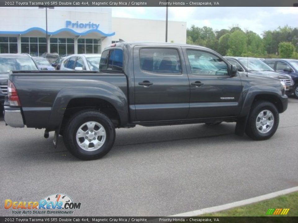 2012 Toyota Tacoma V6 SR5 Double Cab 4x4 Magnetic Gray Mica / Graphite Photo #5