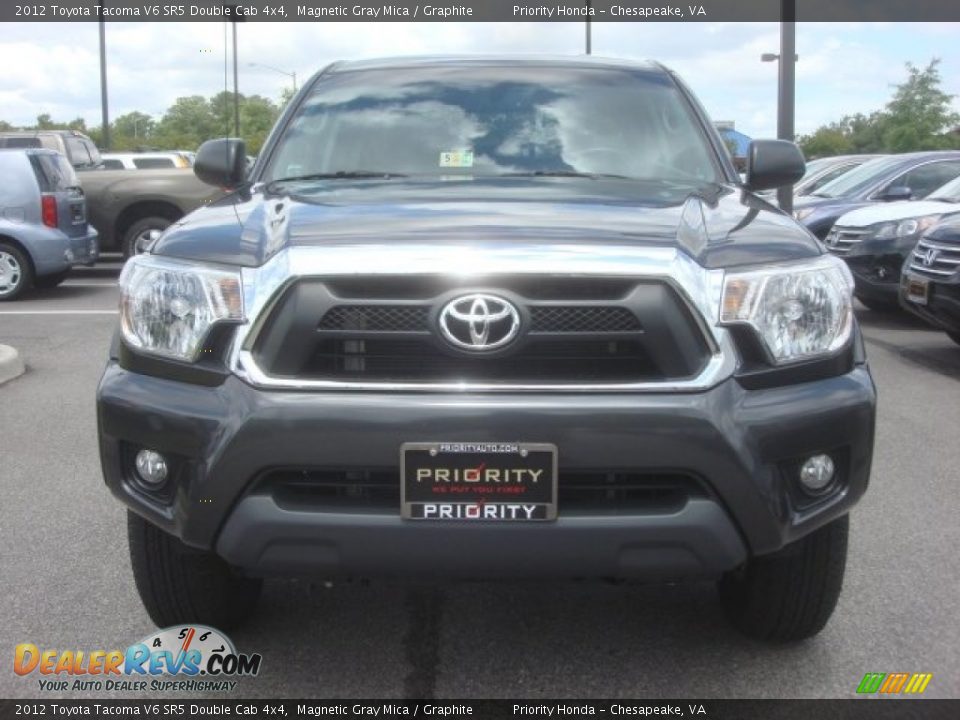 2012 Toyota Tacoma V6 SR5 Double Cab 4x4 Magnetic Gray Mica / Graphite Photo #7