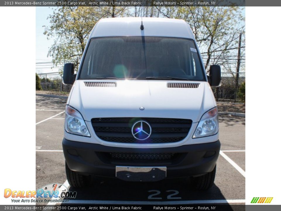 2013 Mercedes-Benz Sprinter 2500 Cargo Van Arctic White / Lima Black Fabric Photo #2
