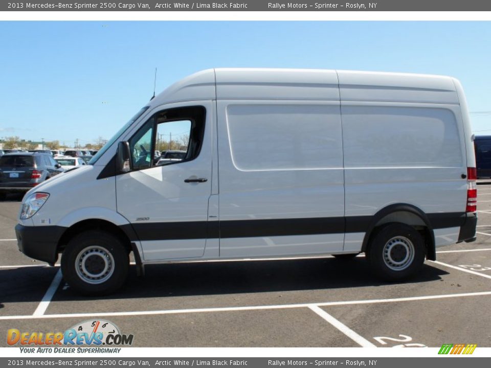 2013 Mercedes-Benz Sprinter 2500 Cargo Van Arctic White / Lima Black Fabric Photo #3