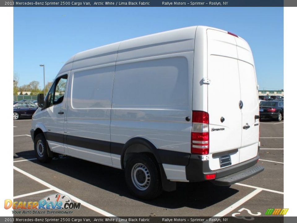 2013 Mercedes-Benz Sprinter 2500 Cargo Van Arctic White / Lima Black Fabric Photo #4