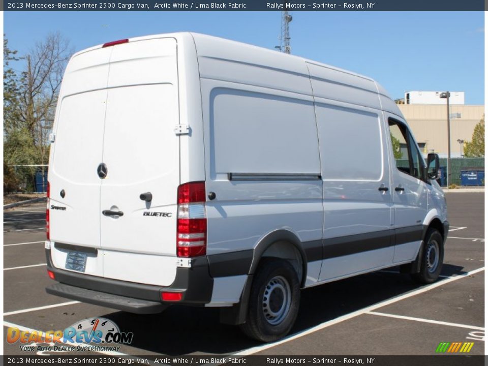 2013 Mercedes-Benz Sprinter 2500 Cargo Van Arctic White / Lima Black Fabric Photo #6