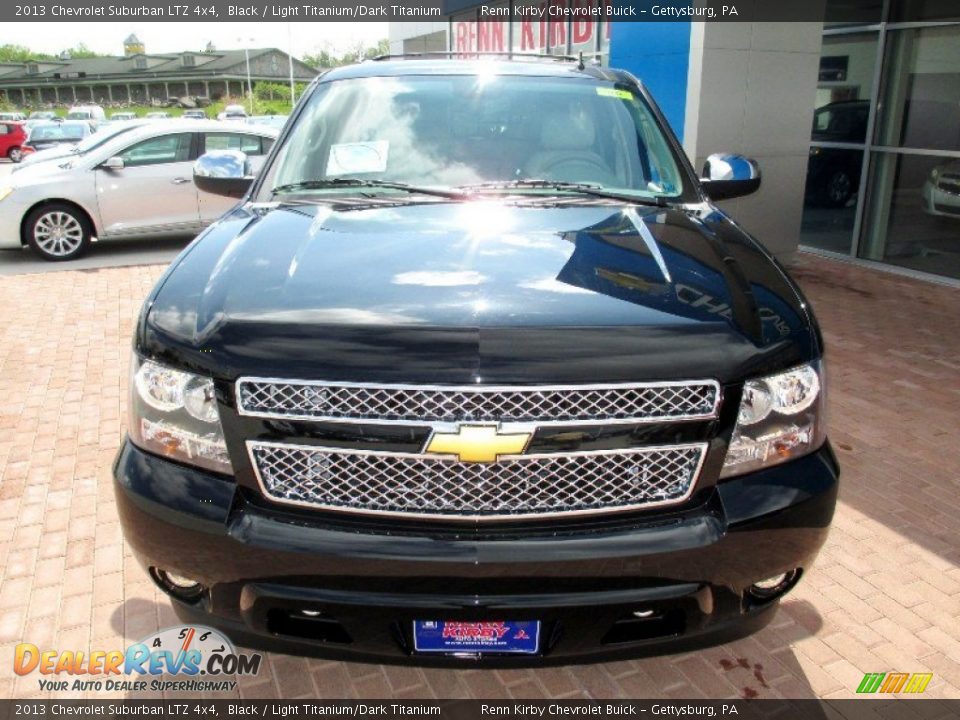 2013 Chevrolet Suburban LTZ 4x4 Black / Light Titanium/Dark Titanium Photo #15
