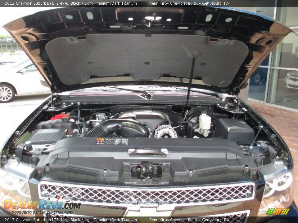 2013 Chevrolet Suburban LTZ 4x4 Black / Light Titanium/Dark Titanium Photo #16