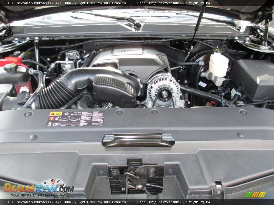 2013 Chevrolet Suburban LTZ 4x4 Black / Light Titanium/Dark Titanium Photo #17