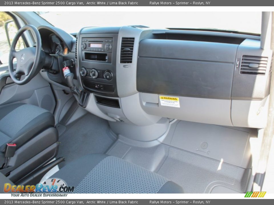 2013 Mercedes-Benz Sprinter 2500 Cargo Van Arctic White / Lima Black Fabric Photo #9